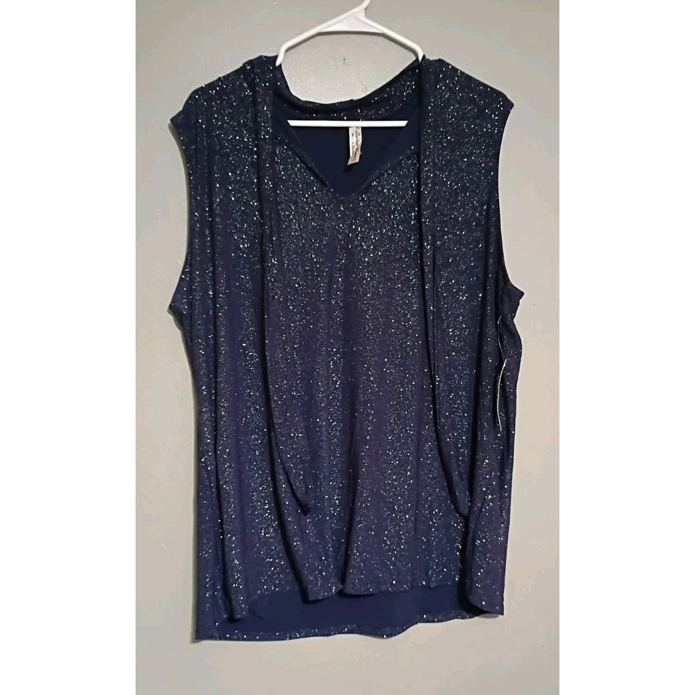 Per Seption Women's Top Size 2X Sleeveless
